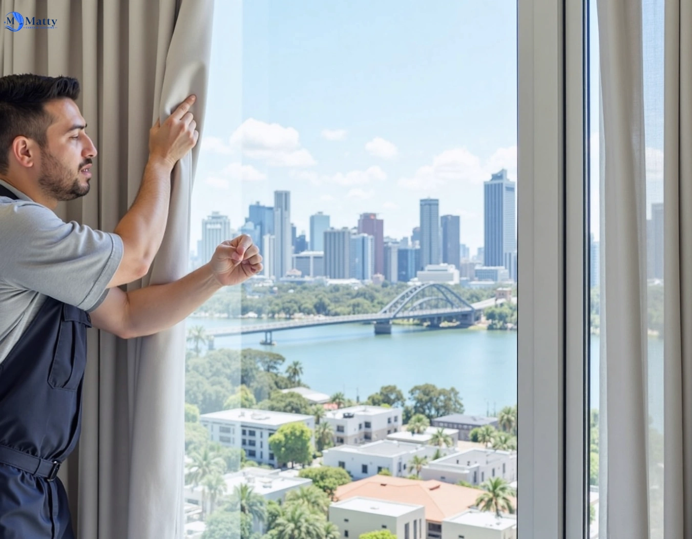 Professional curtain steam cleaning service mont-albert-vic QLD by Matty Curtain Cleaning